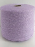 Lila fluffy yarn