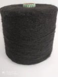 Black fluffy yarn