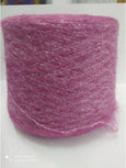 Purple fluffy yarn