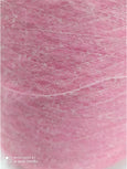 Pink fluffy yarn