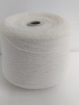 White boucle yarn