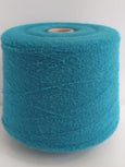 Turquoise boucle yarn