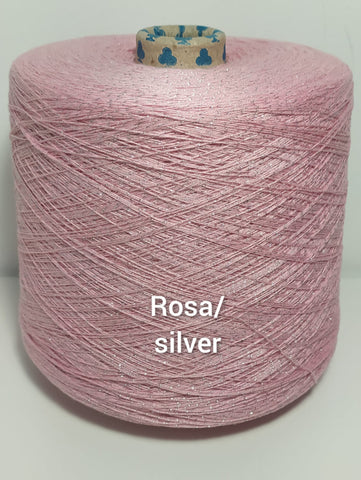 Glitter Rosa/silver